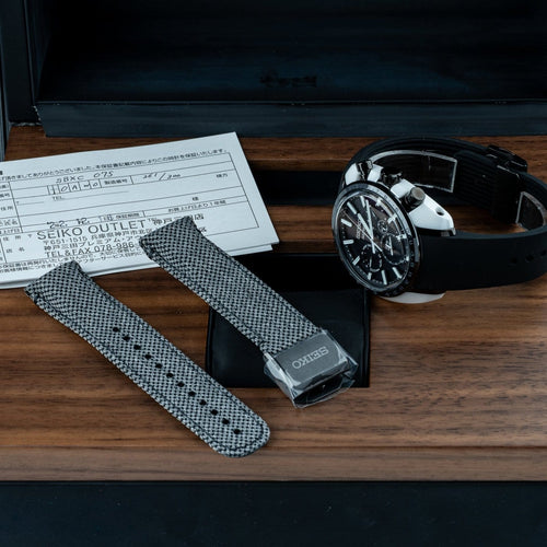 Montre Seiko Revolution Line HONDA E - Montre SBXC075 en céramique 58 Facettes TOT-10123