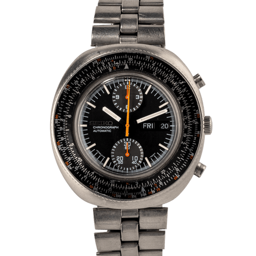 Montre Seiko Calculator - Montre chronographe automatique en acier 58 Facettes TOT-02000