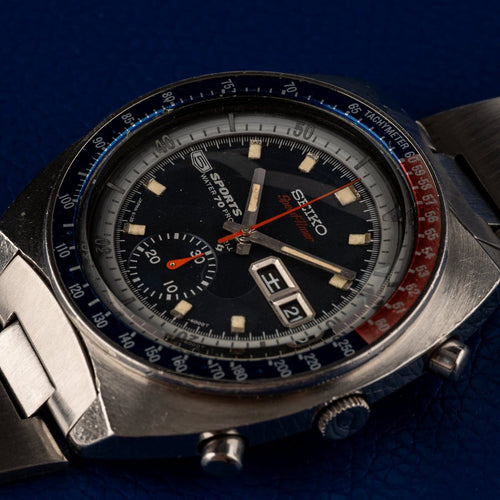Montre Seiko SpeedTimer - Montre chronographe automatique 6139-6000 58 Facettes TOT-02001