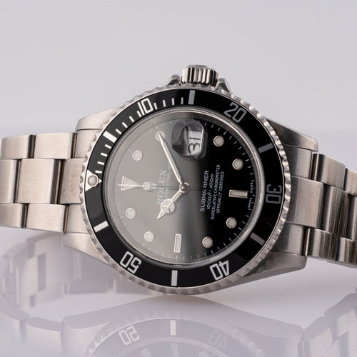 Montre Rolex Submariner Date - Montre 16610T 58 Facettes TOT-02011