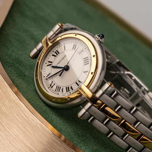 Montre Cartier Panthère - Montre en or jaune et acier 58 Facettes TOT-02177