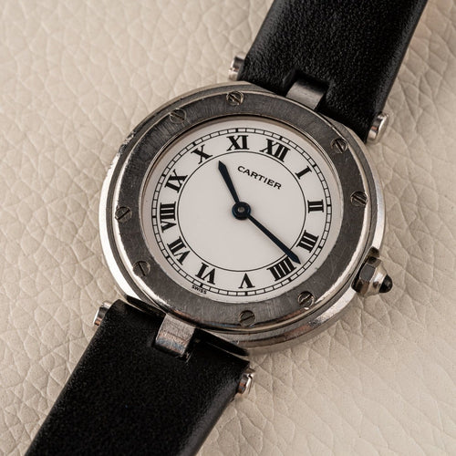 Montre Cartier Santos Ronde - Montre 8192 58 Facettes TOT-02242