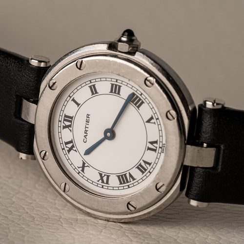 Montre Cartier Santos Ronde - Montre 8192 58 Facettes TOT-02242