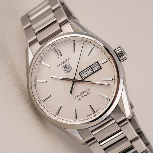 Montre TAG Heuer Carrera Calibre 5 - Montre WAR201B.FC6291 58 Facettes TOT-02342