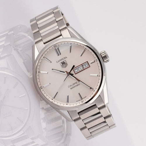 Montre TAG Heuer Carrera Calibre 5 - Montre WAR201B.FC6291 58 Facettes TOT-02342