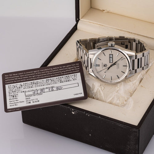 Montre TAG Heuer Carrera Calibre 5 - Montre WAR201B.FC6291 58 Facettes TOT-02342