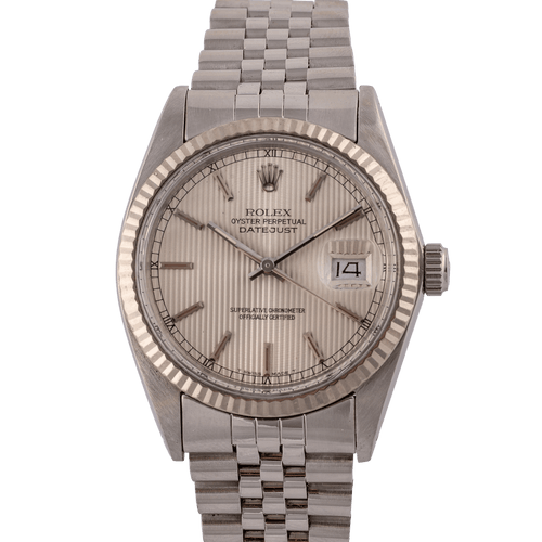 Montre Rolex Datejust - Montre 36 Tapestry en acier 58 Facettes TOT-11586