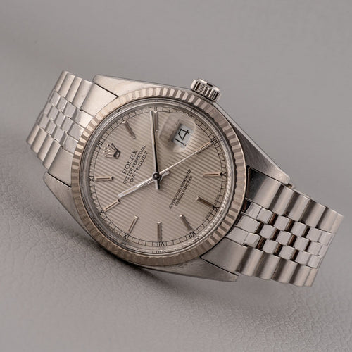 Montre Rolex Datejust - Montre 36 Tapestry en acier 58 Facettes TOT-11586