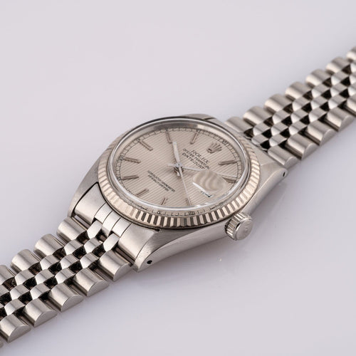 Montre Rolex Datejust - Montre 36 Tapestry en acier 58 Facettes TOT-11586