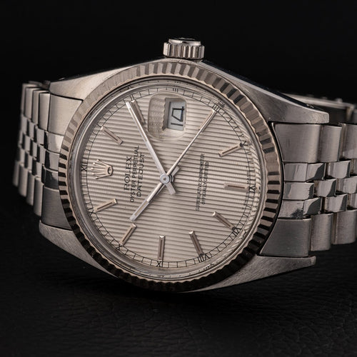 Montre Rolex Datejust - Montre 36 Tapestry en acier 58 Facettes TOT-11586