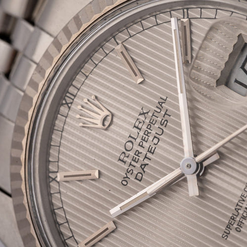 Montre Rolex Datejust - Montre 36 Tapestry en acier 58 Facettes TOT-11586