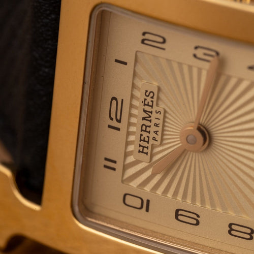 Montre Hermès - Montre Heure H HH1.201, plaqué or 58 Facettes TOT-02390