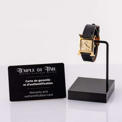 Montre Hermès - Montre Heure H HH1.201, plaqué or 58 Facettes TOT-02390