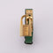 Montre Hermès Kelly - Montre plaqué or cuir vert 58 Facettes TOT-02370