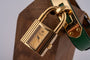 Montre Hermès Kelly - Montre plaqué or cuir vert 58 Facettes TOT-02370