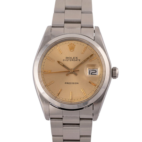 Montre Rolex OysterDate Precision - Montre en acier réf. 6694 58 Facettes TOT-02323