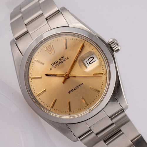 Montre Rolex OysterDate Precision - Montre en acier réf. 6694 58 Facettes TOT-02323