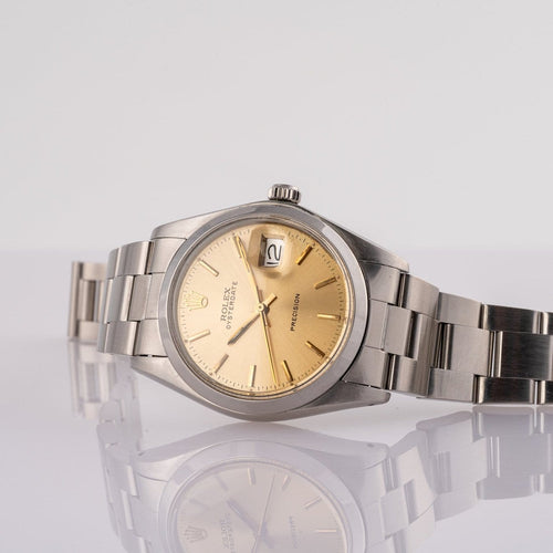 Montre Rolex OysterDate Precision - Montre en acier réf. 6694 58 Facettes TOT-02323