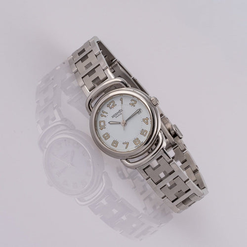 Montre Hermès Pullman - Montre femme en acier 58 Facettes TOT-02383