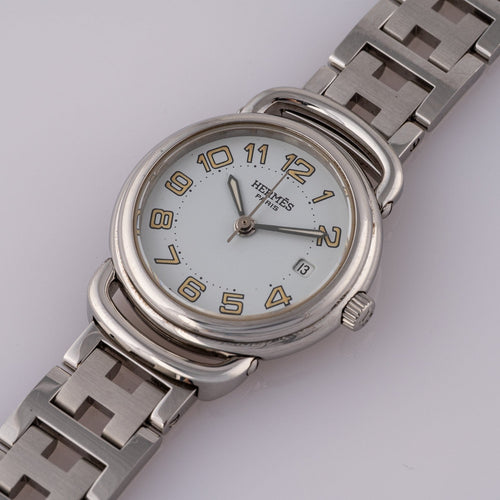 Hermès Pullman – Armbanduhr PU2.210 aus Stahl 58 Facettes TOT-02383