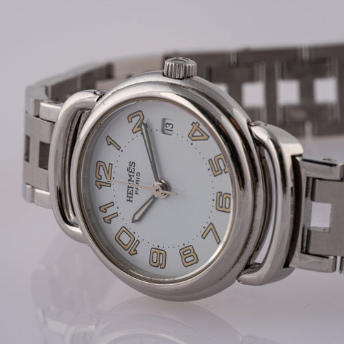 Hermès Pullman – Armbanduhr PU2.210 aus Stahl 58 Facettes TOT-02383