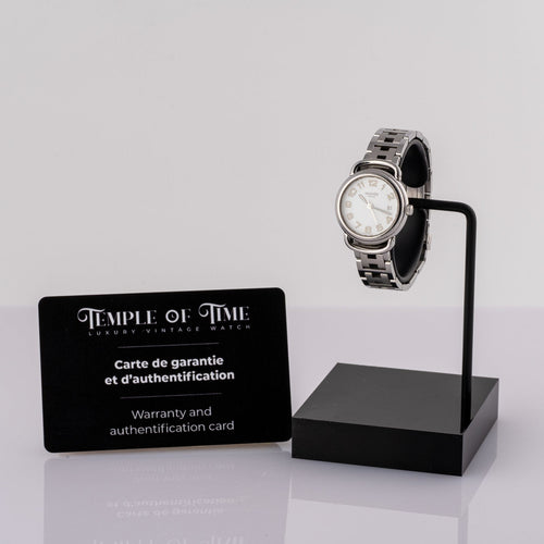 Hermès Pullman – Armbanduhr PU2.210 aus Stahl 58 Facettes TOT-02383