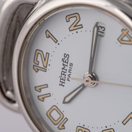 Hermès Pullman – Armbanduhr PU2.210 aus Stahl 58 Facettes TOT-02383