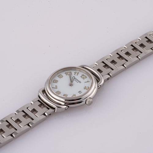 Hermès Pullman – Armbanduhr PU2.210 aus Stahl 58 Facettes TOT-02383
