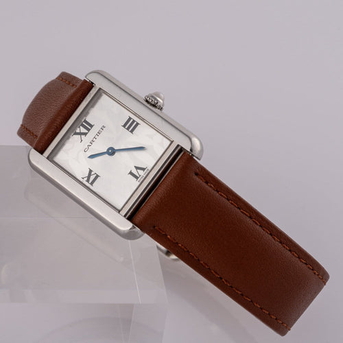 Montre Cartier Tank Solo - Montre acier 2716 58 Facettes TOT-02334