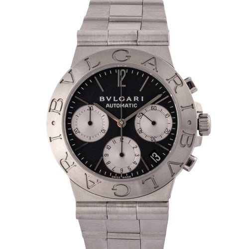 Montre Bulgari Diagono - Montre CH35S en acier 58 Facettes TOT-02371