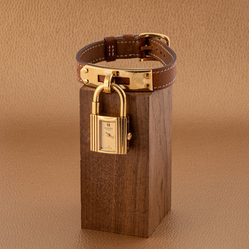Montre Hermès Kelly - Montre KE1.210 plaquée or 58 Facettes TOT-02379