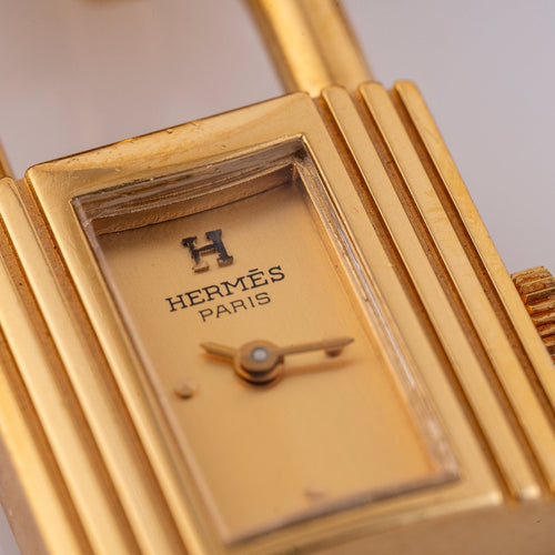 Montre Hermès Kelly - Montre KE1.210 plaquée or 58 Facettes TOT-02379
