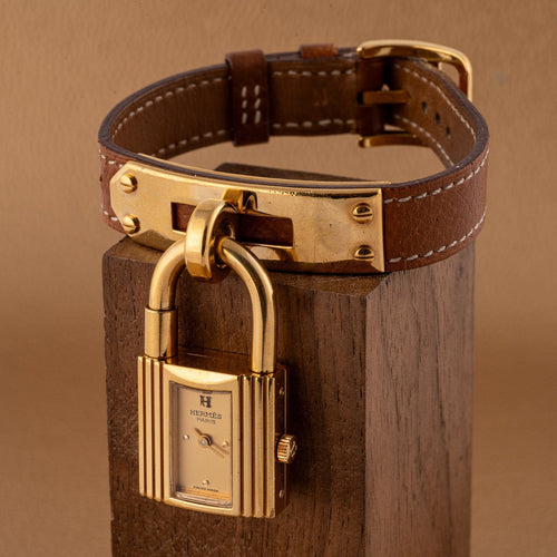 Montre Hermès Kelly - Montre KE1.210 plaquée or 58 Facettes TOT-02379