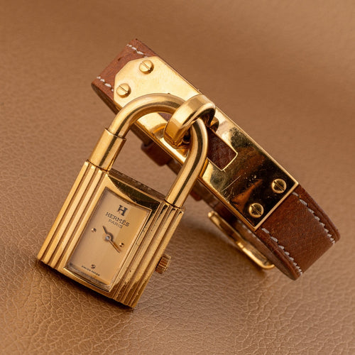 Montre Hermès Kelly - Montre KE1.210 plaquée or 58 Facettes TOT-02379