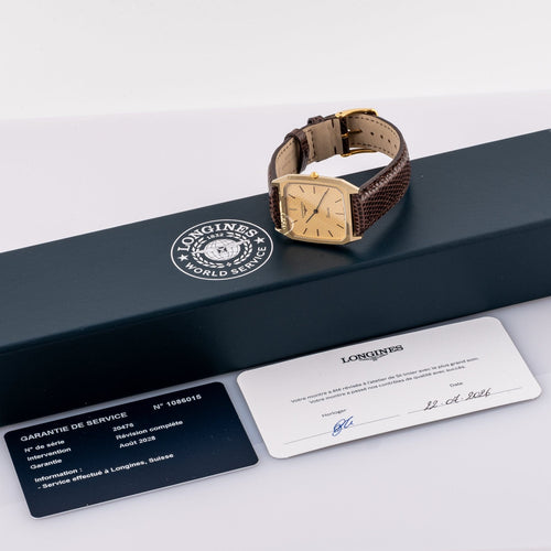 Longines Quartz - Gold-plated watch 58 Facettes TOT-02426
