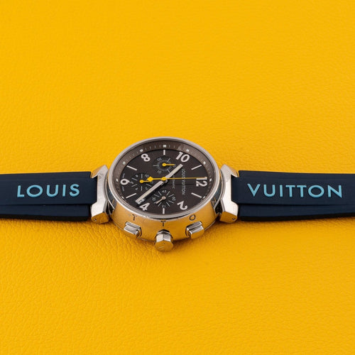 Montre Louis Vuitton - Montre Tambour Automatic Q1121 58 Facettes TOT-02352