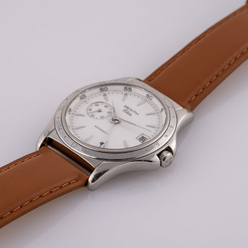 Zenith Elite GMT - Steel watch 58 Facettes TOT-02243