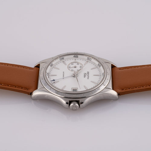 Zenith Elite GMT - Steel watch 58 Facettes TOT-02243