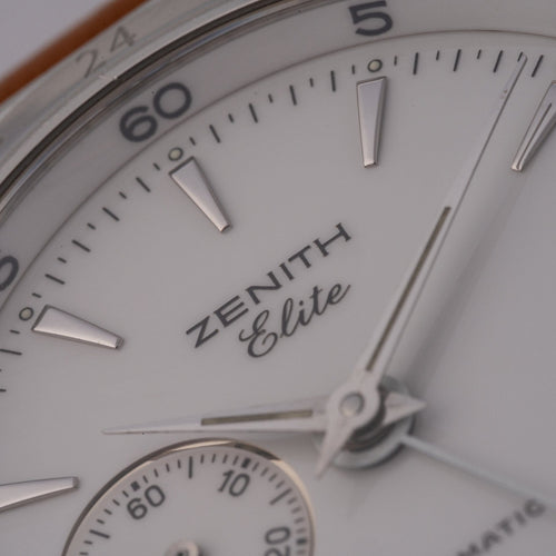 Zenith Elite GMT - Steel watch 58 Facettes TOT-02243