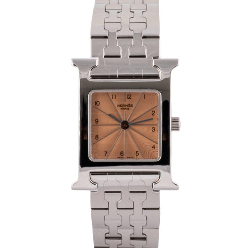 Montre Hermès Heure H - Montre femme en acier 58 Facettes TOT-02290