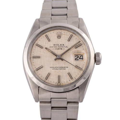 Montre Rolex Oyster Perpetual Date 1500 - Montre en acier 58 Facettes TOT-02302