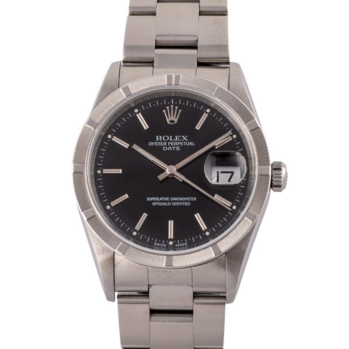 Montre Rolex - Montre Oyster Perpetual Date 15210 58 Facettes TOT-02282