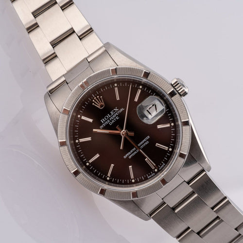 Montre Rolex - Montre Oyster Perpetual Date 15210 58 Facettes TOT-02282