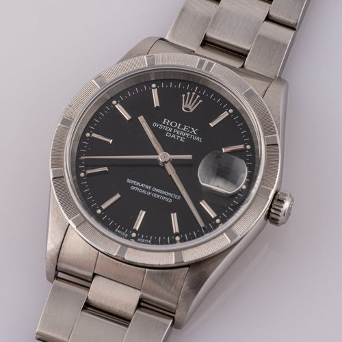 Montre Rolex - Montre Oyster Perpetual Date 15210 58 Facettes TOT-02282