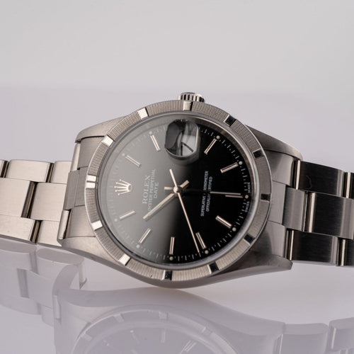 Montre Rolex - Montre Oyster Perpetual Date 15210 58 Facettes TOT-02282