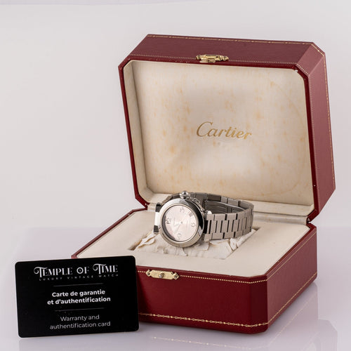 Montre Cartier Pasha C - Montre W31075M7 en acier 58 Facettes TOT-02307