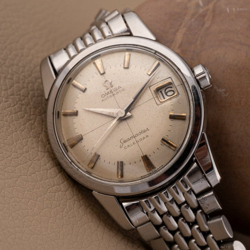 Montre Omega Seamaster Calendar - Montre acier 28496 SC 58 Facettes TOT-02157