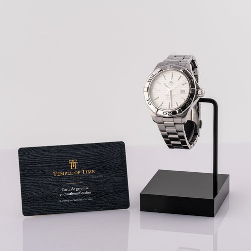 Montre TAG Heuer AquaRacer - Montre Calibre 5 en acier 58 Facettes TOT-02445