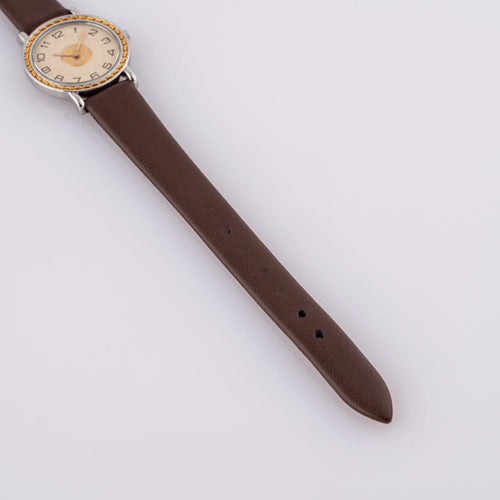 Montre Hermès Sellier - Montre 83.03 en acier 58 Facettes TOT-02444