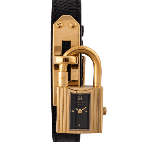 Montre Hermès Kelly - Montre en plaqué or 58 Facettes TOT-02443
